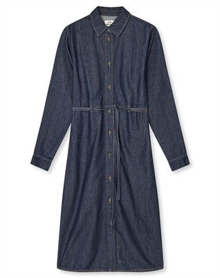 Cosy Denim Svanli Kjole - Dark Indigo 